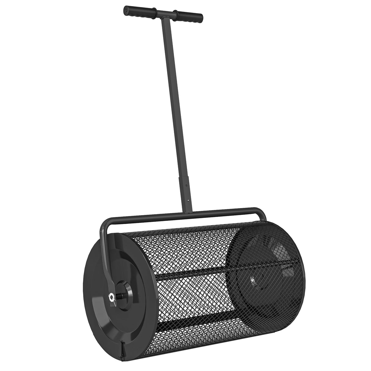 easycomfort easycomfort spandiconcime da 75l in metallo con manico regolabile a t e maniglia imbottita 70x40x112 cm nero