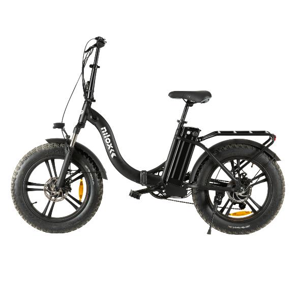 electric bike nilox x9 30nxeb20vfm2v4 gomme fat da 20x4 batteria removibile da 36 v 13 ah 468 wh cambio shimano a 6 velocita motore brushless high speed da 36v 250w telaio ripiegabile display lcd nero 38575