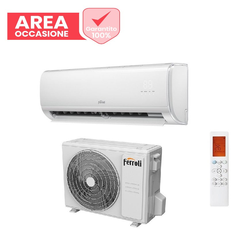 ferroli area occasioni climatizzatore condizionatore inverter ferroli giada s 9000 btu wi fi integrato alexa e google home