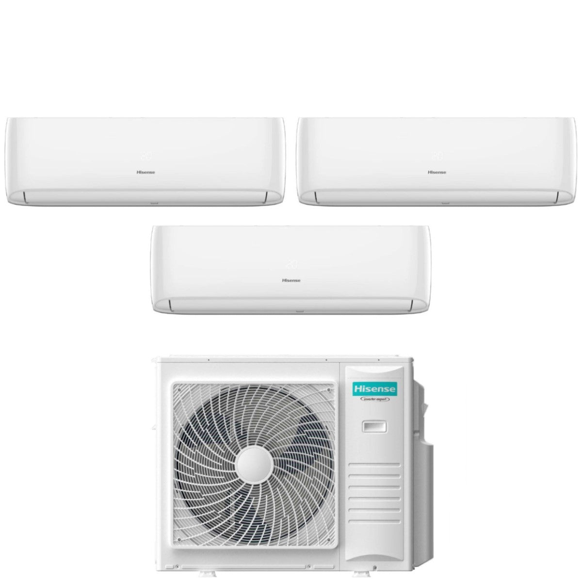 hisense climatizzatore condizionatore hisense trial split inverter serie hi comfort 9912 con 4amw105u4raa r 32 wi fi integrato 9000900012000