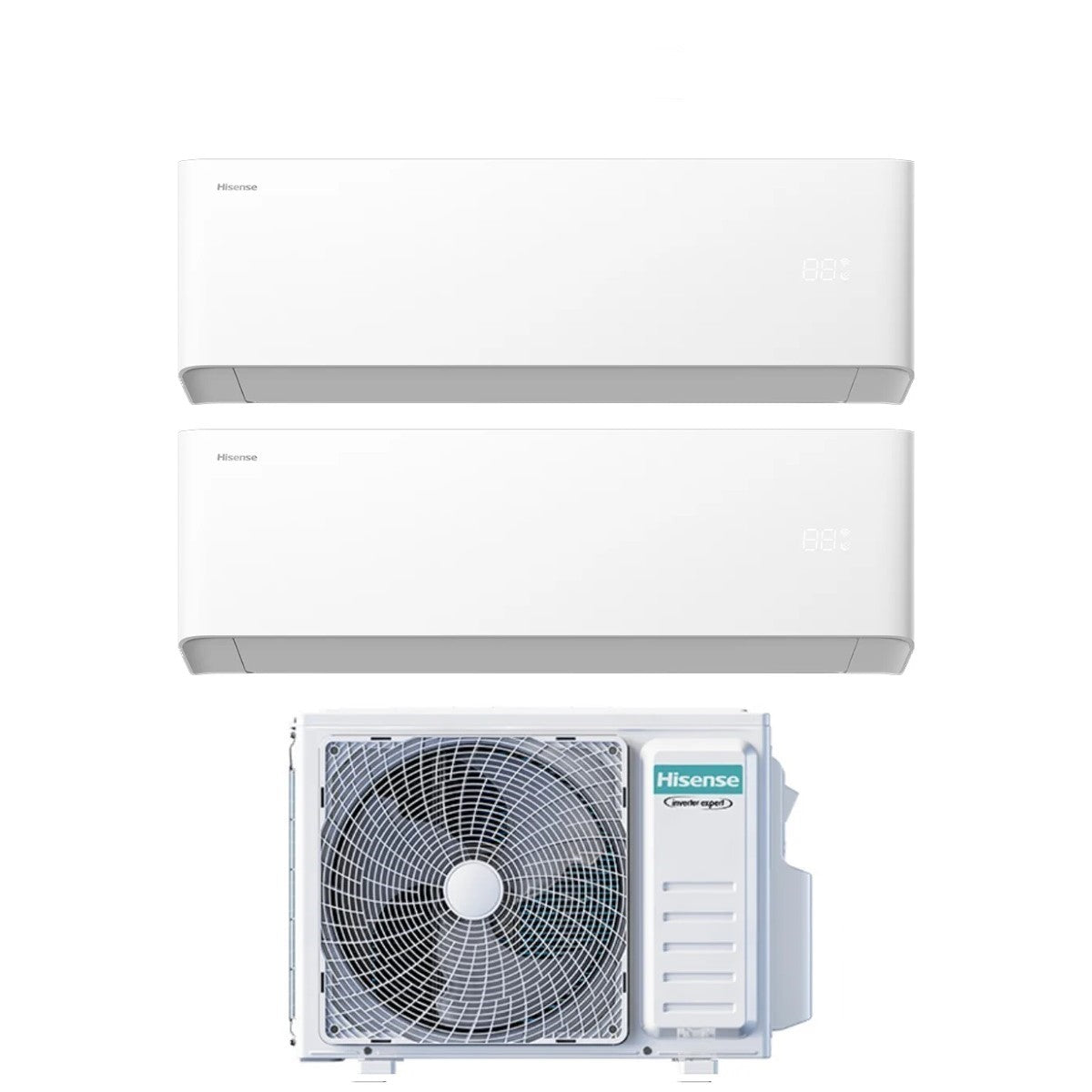 hisense condizionatore hisense dual split uni hb 912 con 2amw42u4rgc r 32 wi fi integrato