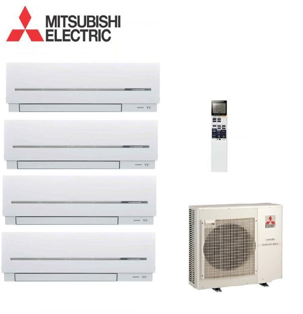 mitsubishi electric quadri split inverter serie sf 9_9_9_12 con mxz 4d72va