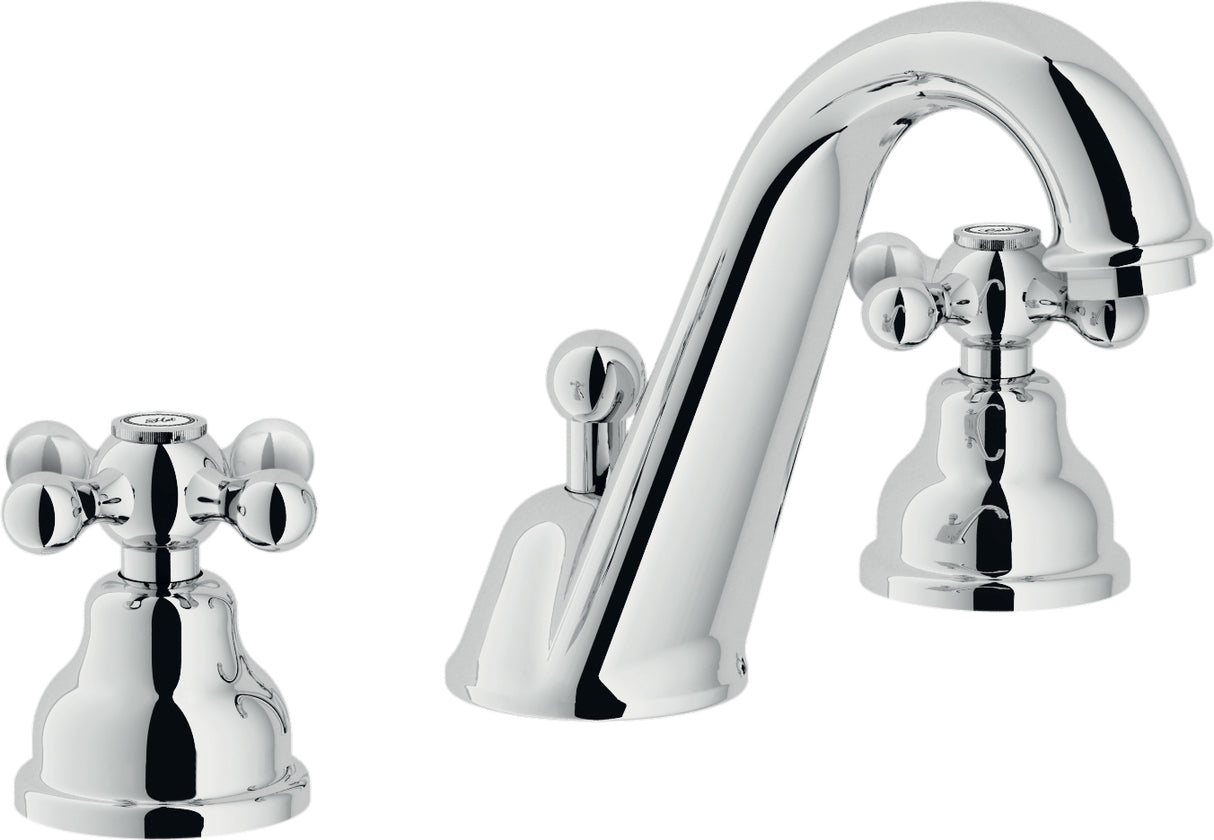 nobili rubinetto lavabo con 3 fori nobili serie grazia finitura cromo grc50111cr
