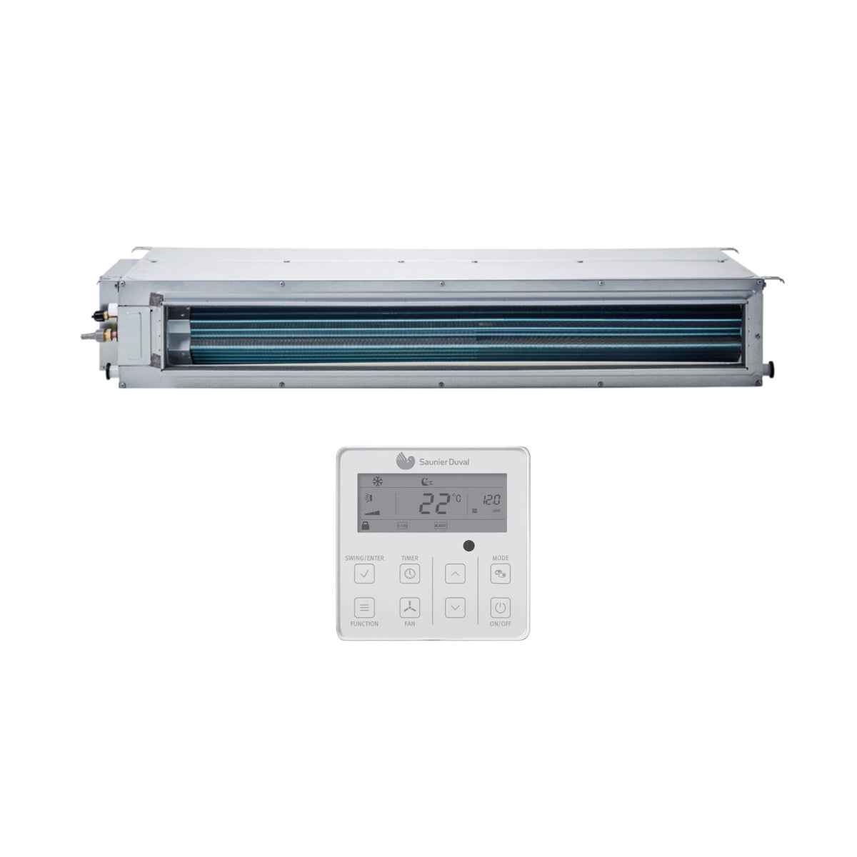 unita interna hermann saunier duval canalizzato canalizzabile 24000 btu sdh19 070 idni r 32 con comando a filo incluso