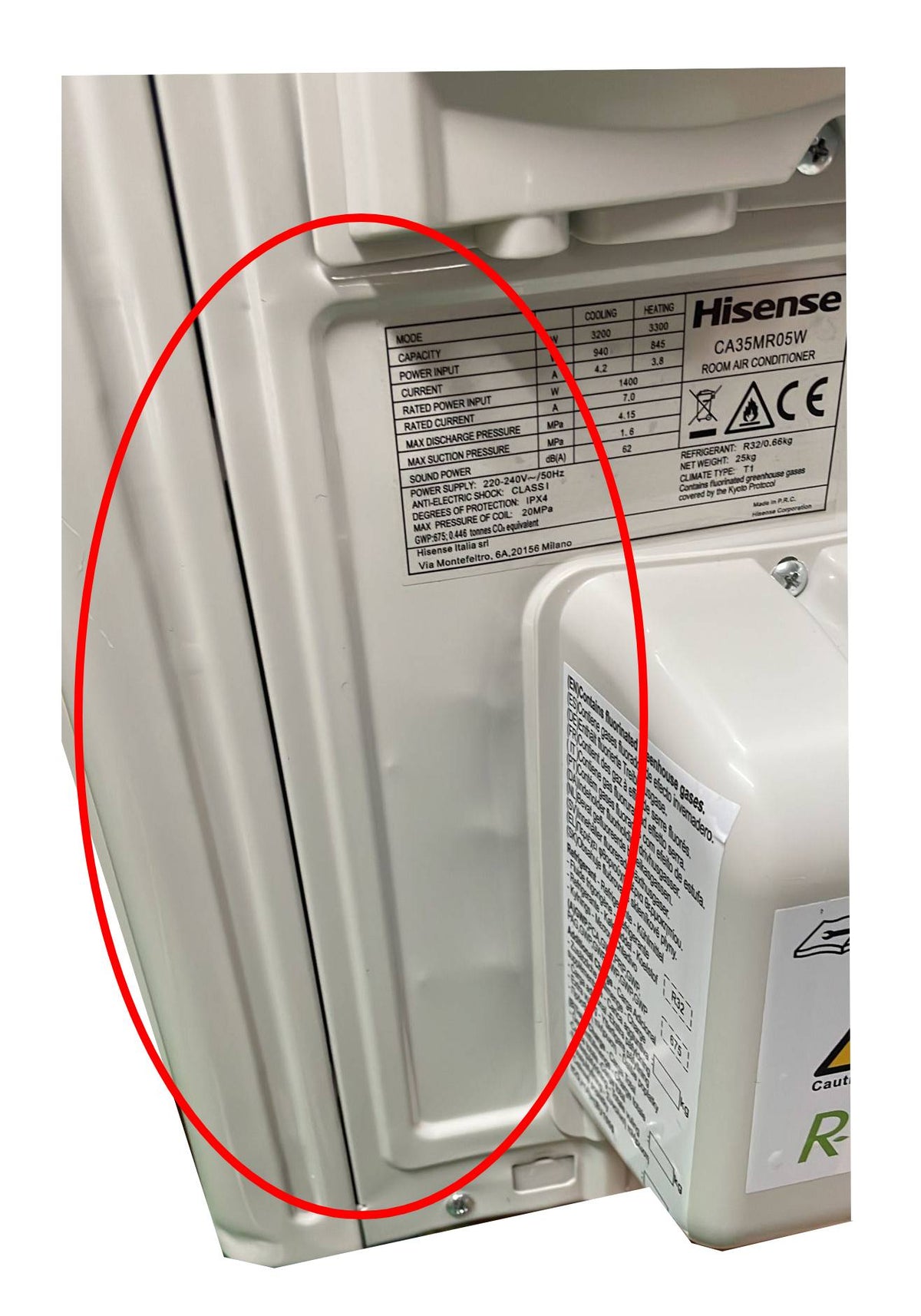 area occasioni climatizzatore condizionatore hisense inverter serie easy smart 12000 btu ca35mr05g _ ca35mr05w r 32 wi fi optional classe a__ a_ novita 2023 ao958
