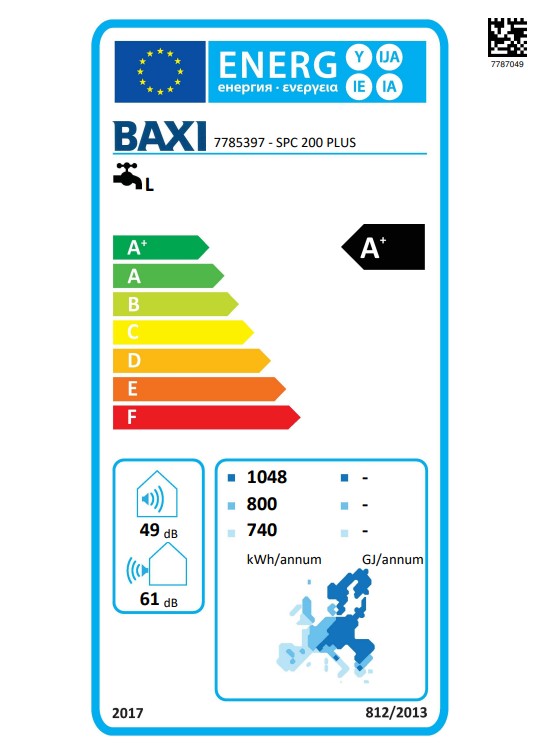 baxi scaldabagno a pompa di calore baxi spc 200 plus