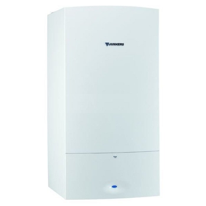 caldaia a gas junkers cerapur smart zwb 24 3 c metano completa di kit per scarico fumi new erp