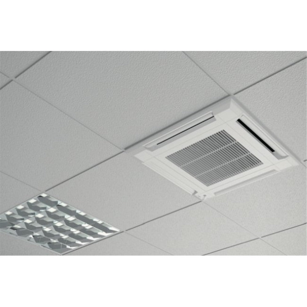 climatizzatore condizionatore fujitsu general cassetta a flusso d aria circolare inverter 30000 btu aux30krlb con comando e con pannello