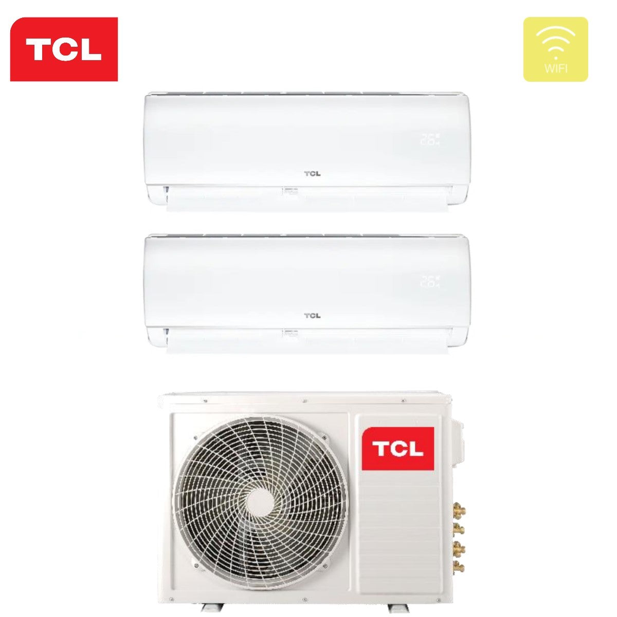 climatizzatore condizionatore tcl dual split inverter serie elite 9_9 con mt1820 r 32 wi fi integrato 9000_9000