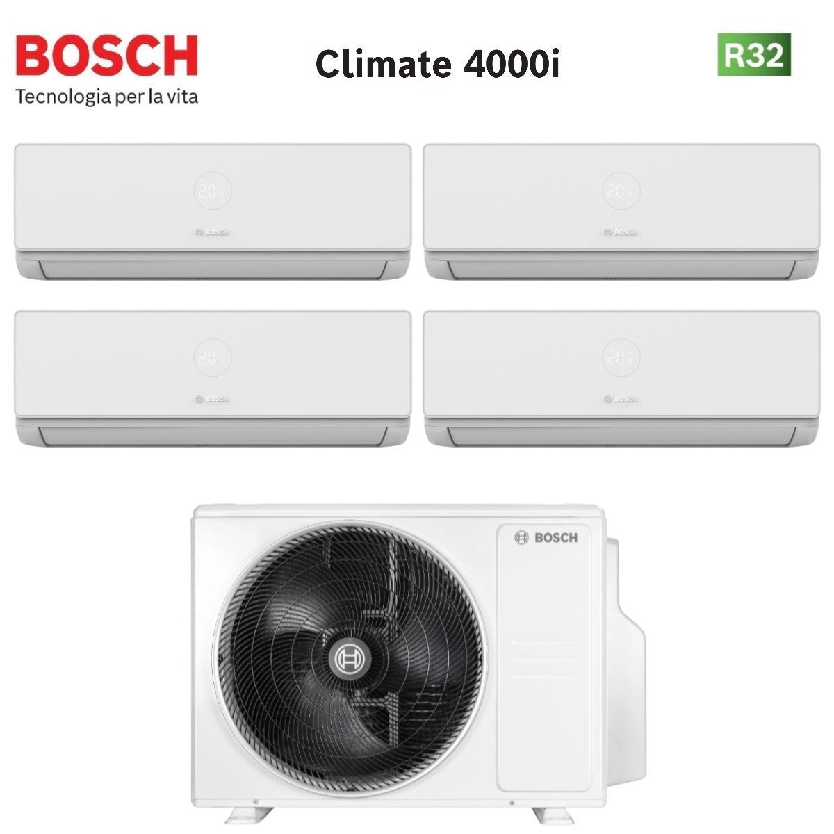 junkers bosch condizionatore quadri split bosch climate 4000i 9999 con 5000m 824 e r 32 wi fi optional
