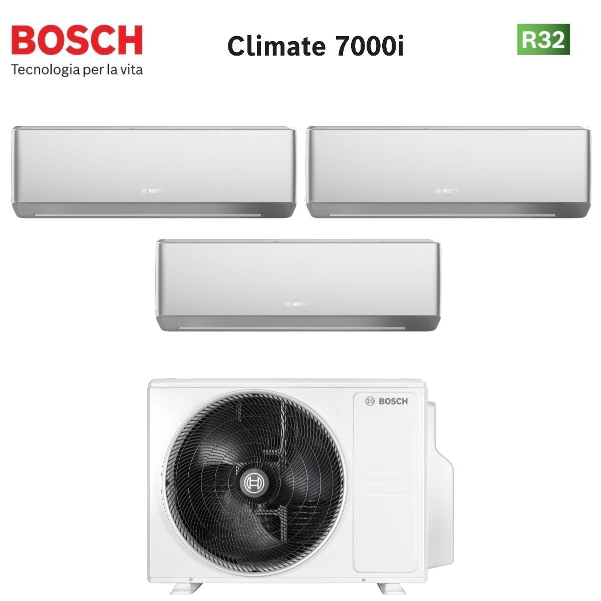 junkers bosch condizionatore trial split bosch climate 7000i silver 799 con 5000m 623 e r 32 wi fi integrato