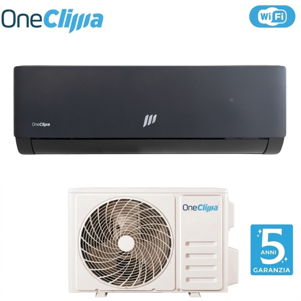 oneclima condizionatore oneclima prime black 18000 btu primeblack 18y26 r 32 wi fi integrato