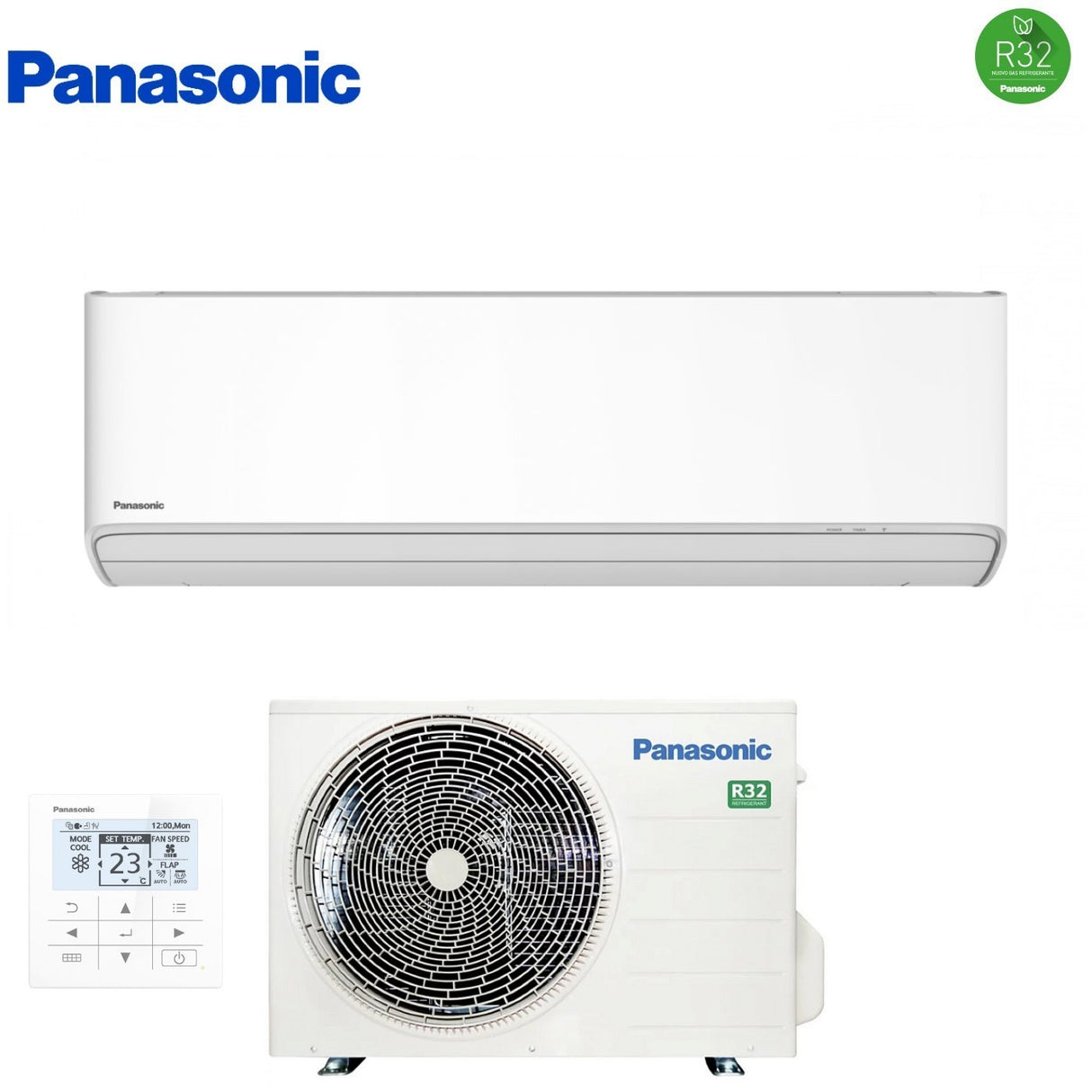 panasonic condizionatore panasonic cs 12000 btu cs z35ykea 1 r 32 wi fi integrato con comando a filo