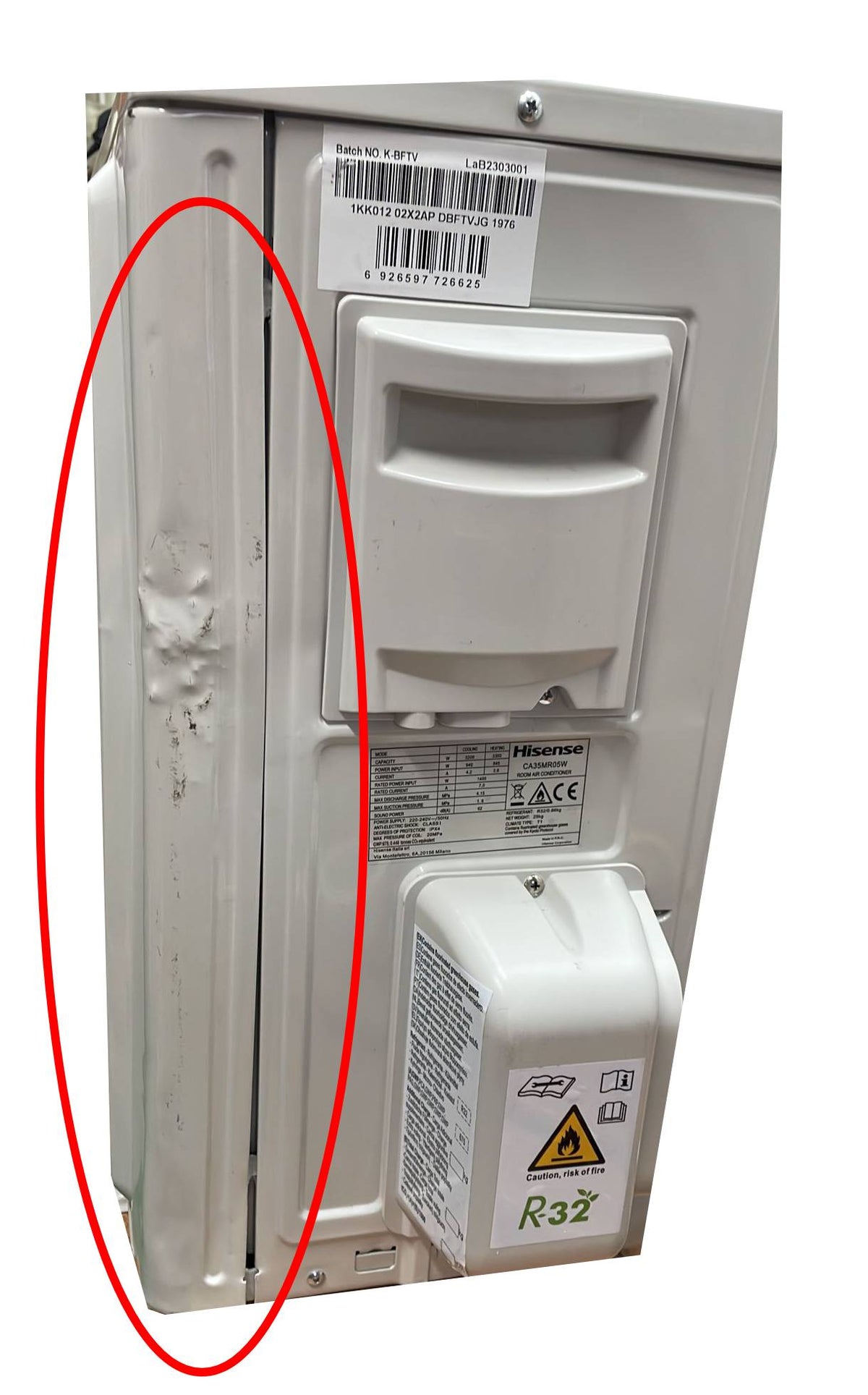 area occasioni climatizzatore condizionatore hisense inverter serie easy smart 12000 btu ca35mr05g + ca35mr05w r 32 wi fi optional classe a++ a+ novita 2023 ao1033