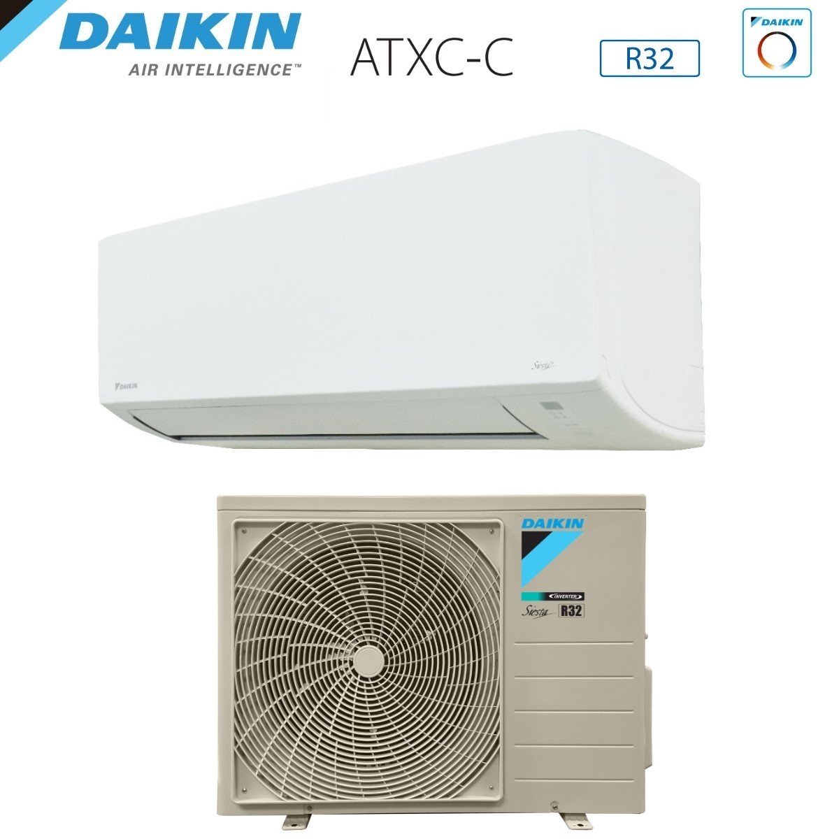 climatizzatore condizionatore daikin inverter serie siesta atxc c 12000 btu atxc35c _ arxc35c r 32 wi fi optional classe a__ a_ novita