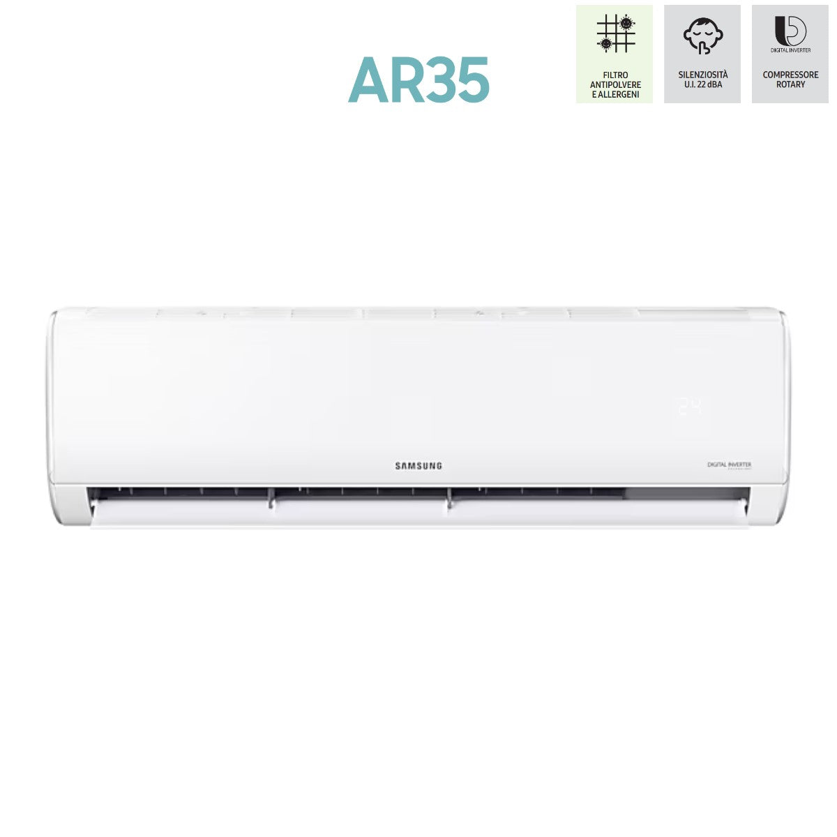 climatizzatore condizionatore inverter samsung serie ar35 18000 btu f ar18art r 32 ar18txhqasi a__ novita
