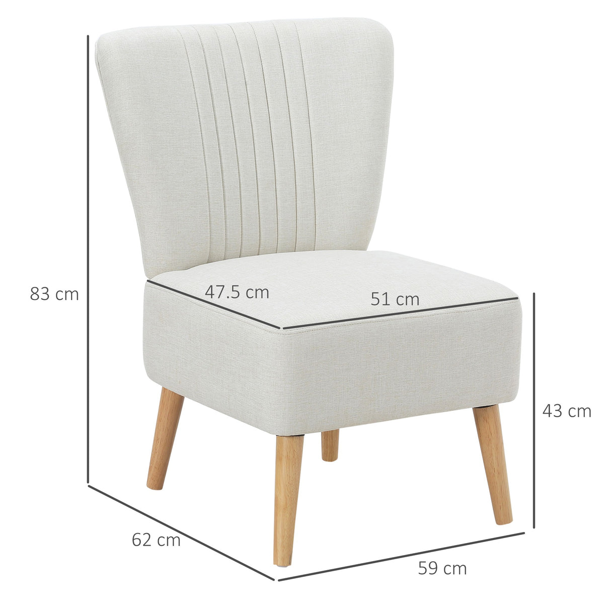 easycomfort easycomfort poltrona imbottita per soggiorno e sala in stile nordico poltroncina da camera in tessuto e gambe in legno bianco