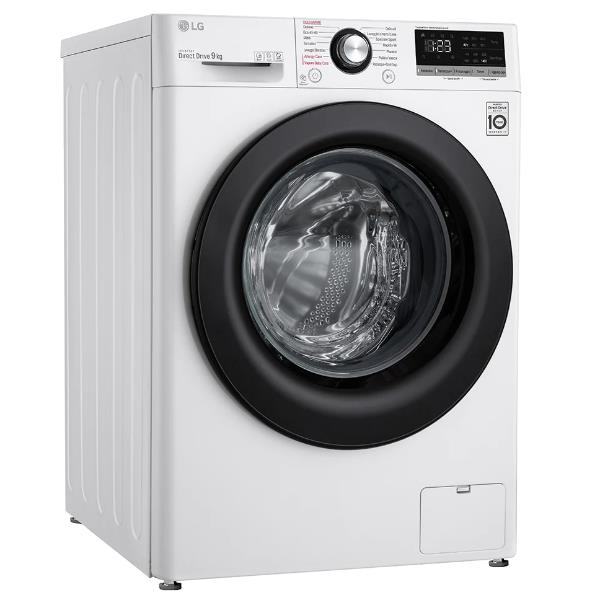 lavatrice a carico frontale lg f4wv309sae ai dd 9 kg classe a a85xl60xp56 5 1400 giri smart diagnosis motore inverter direct drive