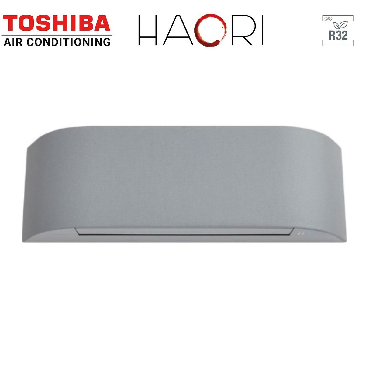 unita interna a parete toshiba serie haori 16000 btu 15000 btu ras b16n4kvrg e r 32 wi fi integrato grigio chiaro grigio scuro