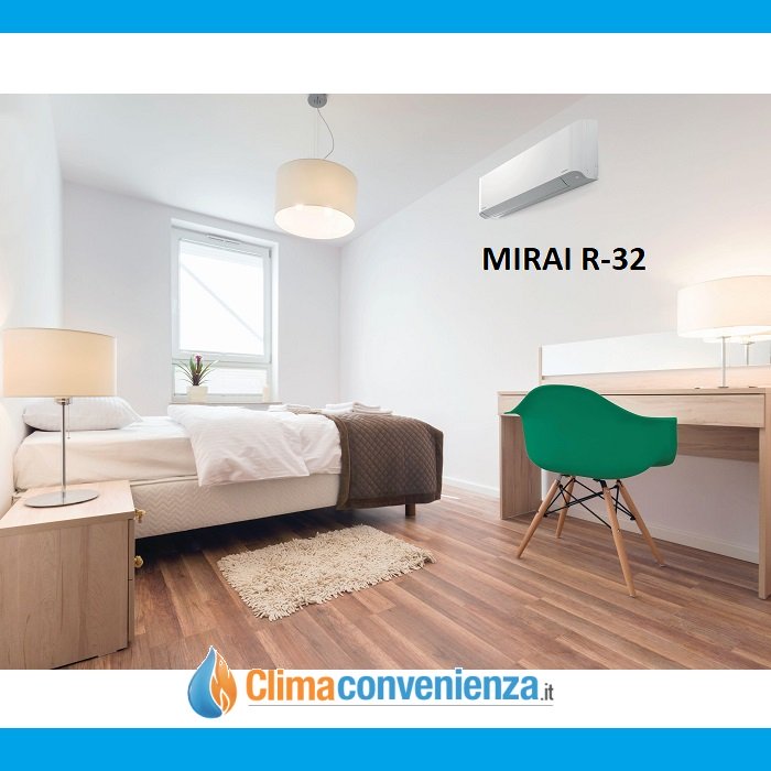 climatizzatore condizionatore dual split inverter toshiba mirai r32 13000_16000 con ras 2m18u2avg e 13_16 btu