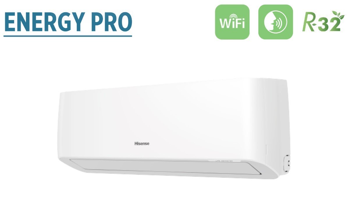 climatizzatore condizionatore hisense inverter serie energy pro 9000 btu qe25xv00g r 32 wi fi integrato classe a___ novita 2020