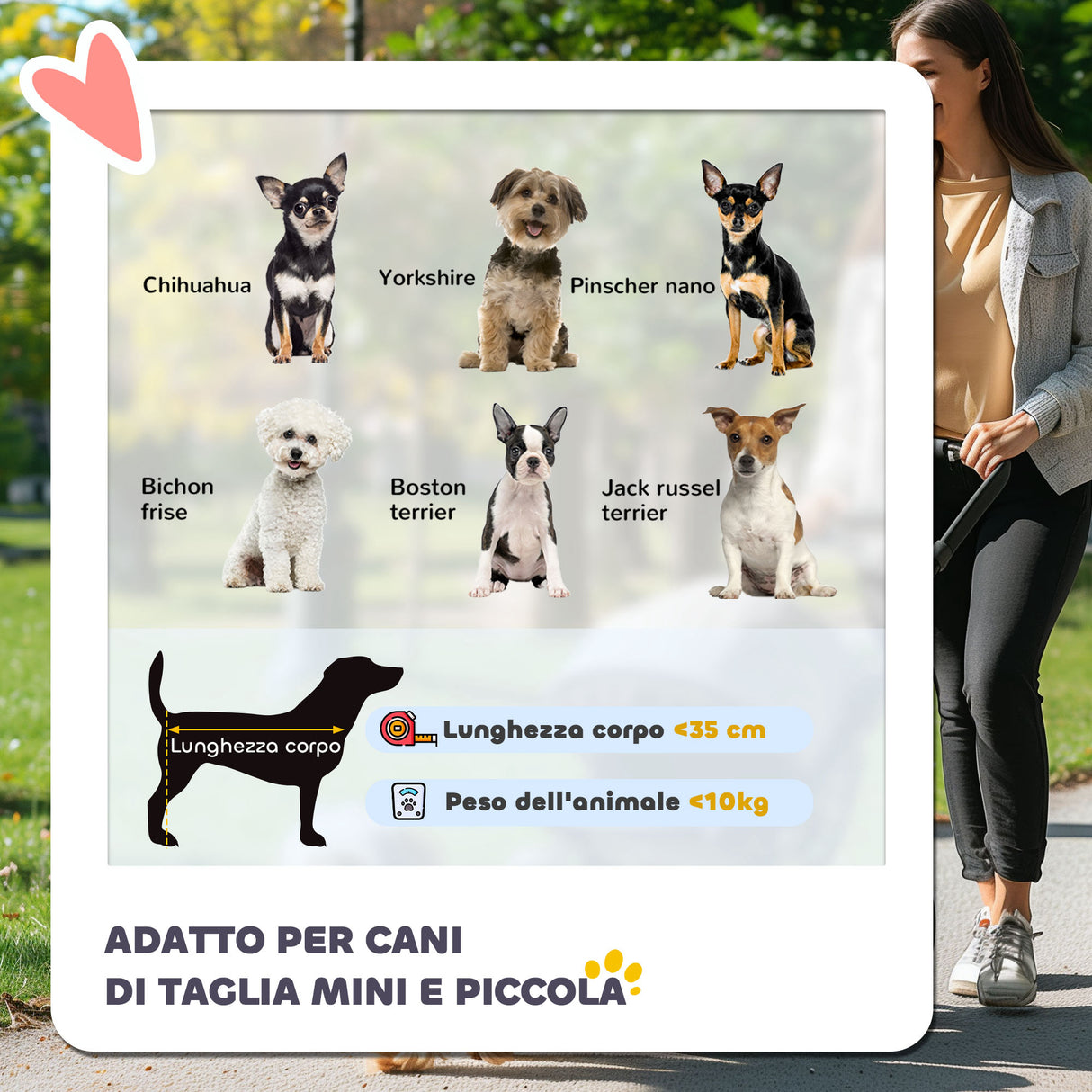 easycomfort easycomfort passeggino per cani pieghevole con portabicchieri e cestino in acciaio e poliestere 75x45x97 cm grigio carbone