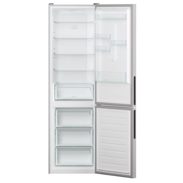 candy frigorifero combinato candy fresco cce3t620es 377 litri classe e no frost a200xl595xp655 argento ean 8059019048789