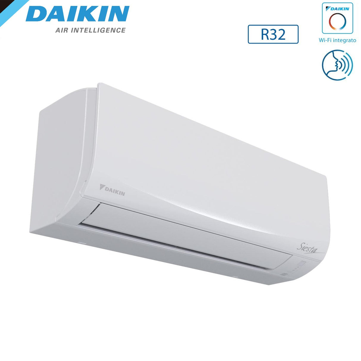 climatizzatore condizionatore daikin trial split inverter serie siesta 9_9_12 con 3amxf52a r 32 wi fi optional 9000_9000_12000