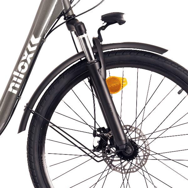 e bike nilox j5 plus 30nxeb266vfm1v3 motore bafang 3 velocita da 250 w batteria removibile lg da 36 v 9.6 ah ruote da 26 cambio shimano 7 marce