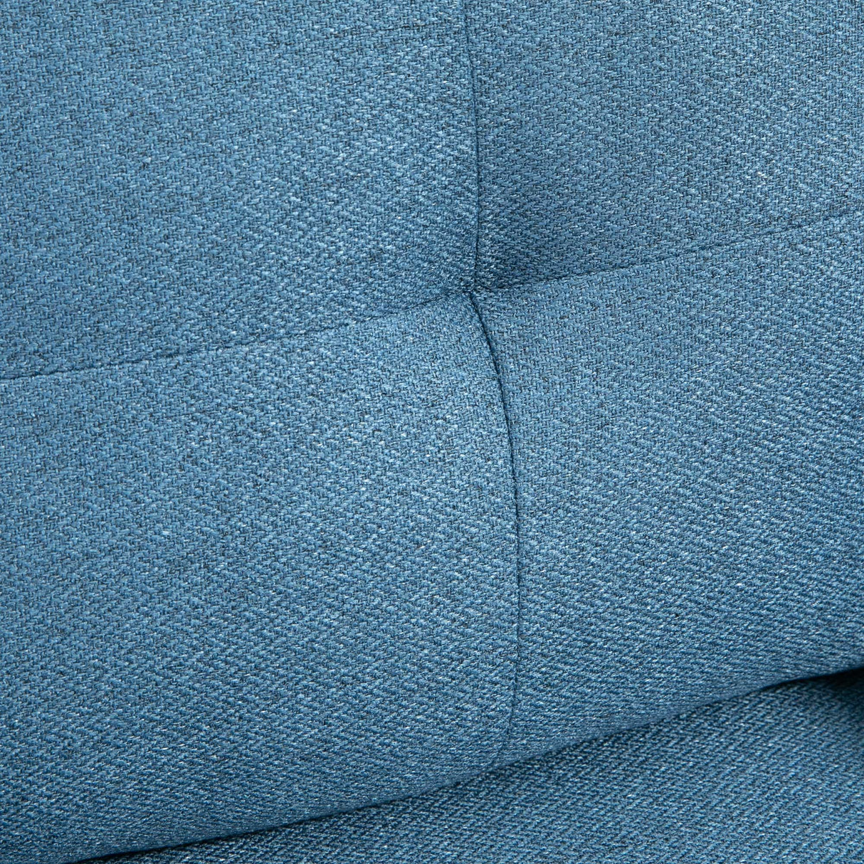 easycomfort easycomfort poltrona moderna da soggiorno e camera da letto con seduta imbottita e tessuto effetto lino 76x68x80 cm blu