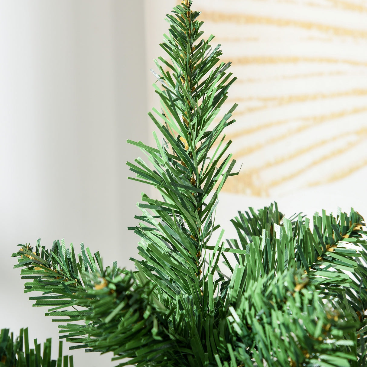 easycomfort easycomfort albero di natale mini 55cm con 50 rami folti e aghi realistici in pvc base in cemento e iuta