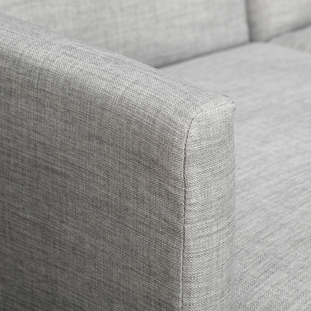 easycomfort easycomfort divano letto 3 posti divano angolare in tessuto grigio con schienale regolabile stile scandinavo 207x146x80cm