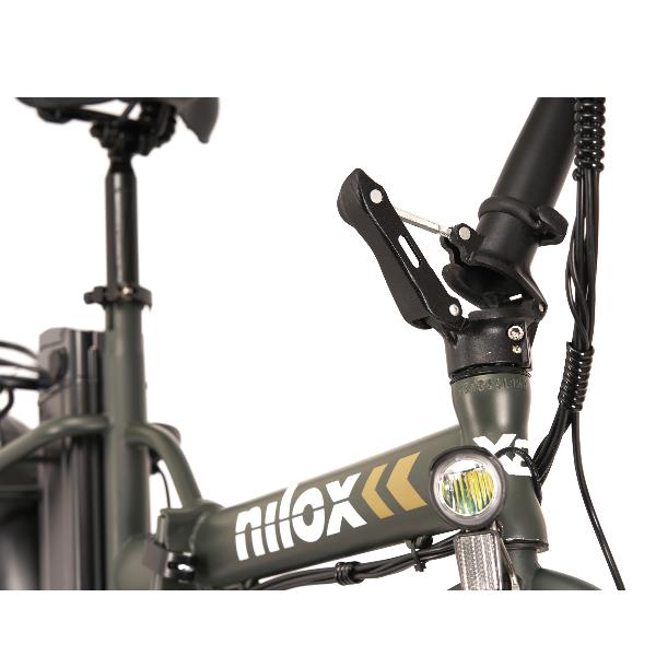 electric bike nilox x8 plus 30nxeb20v002v3 gomme fat da 20x4 batteria removibile da 36 v 13 ah 468 wh cambio shimano a 7 velocita motore brushless high speed da 36v 250w 38555