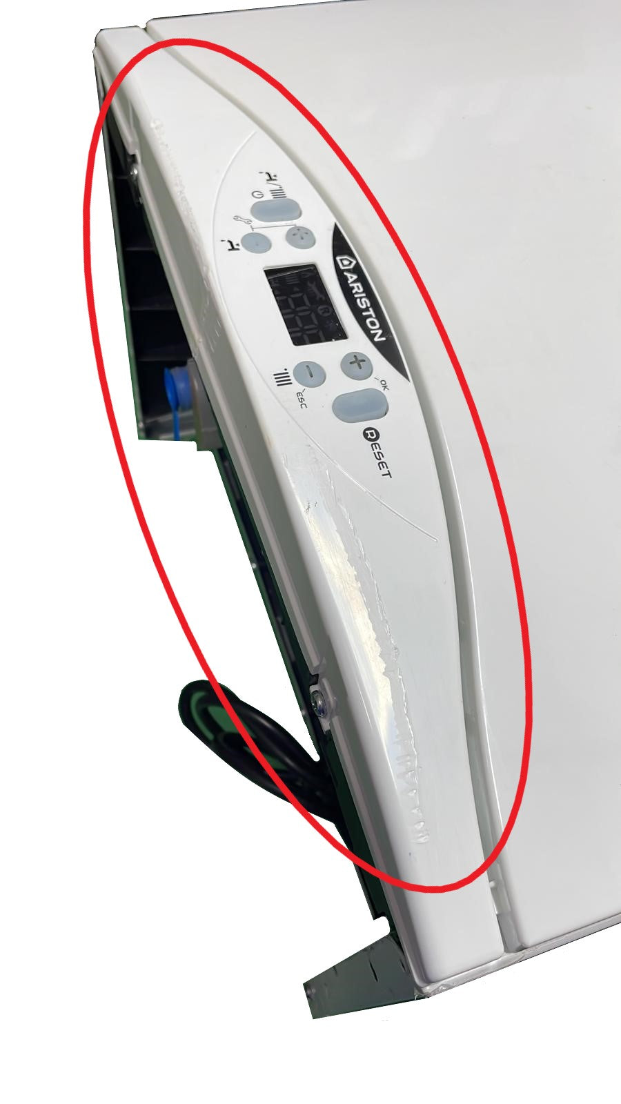 area occasioni caldaia ariston hs premium 24 eu a condensazione completa di kit scarico fumi metano