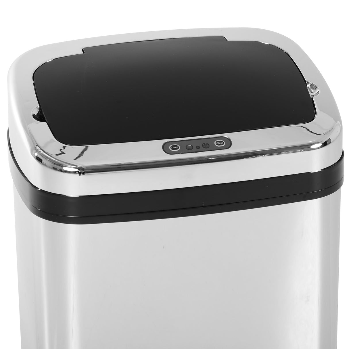 easycomfort easycomfort elegante bidone pattumiera in acciaio inox con sensore elettronico di apertura 30l ean 8054111841610