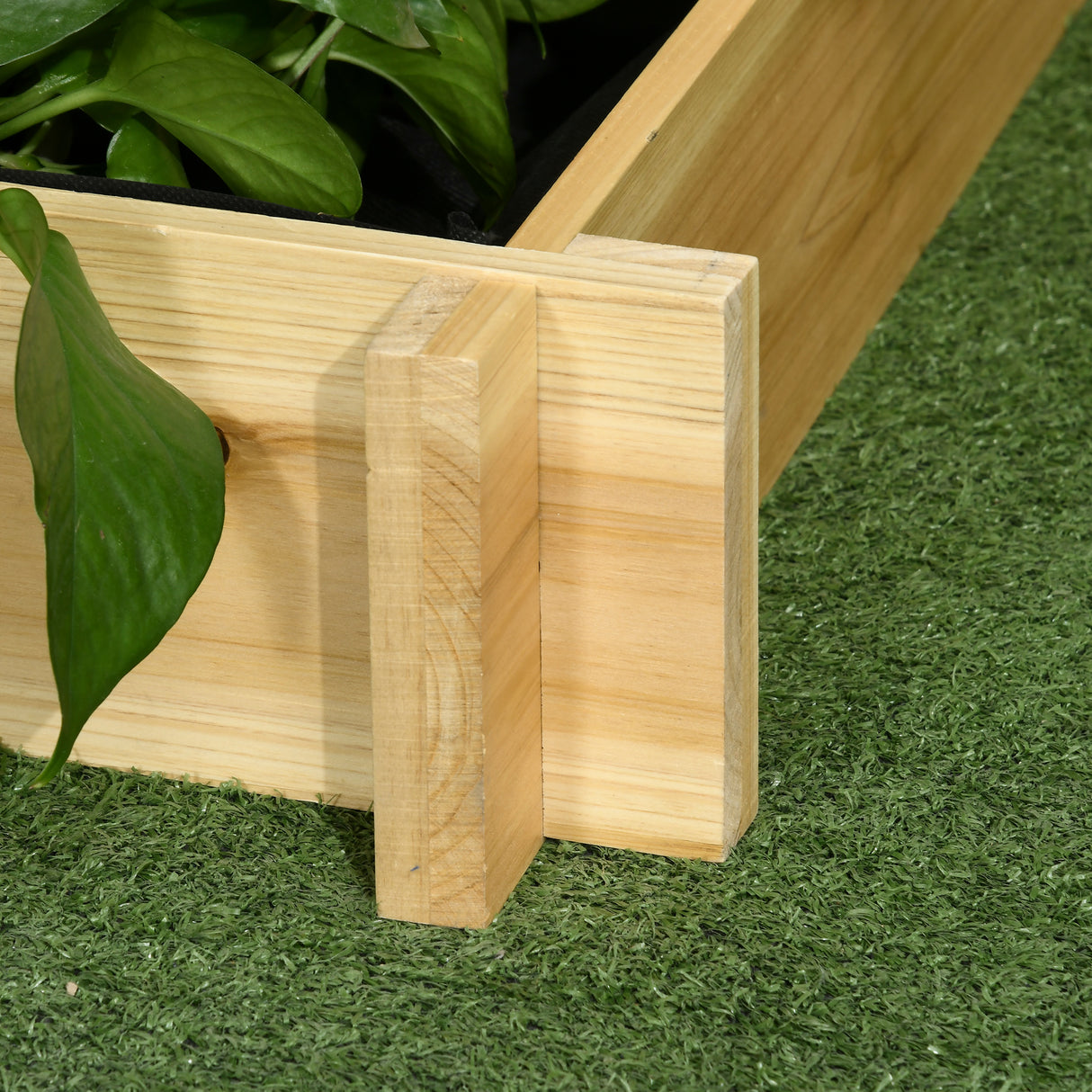 easycomfort easycomfort orto rialzato a 3 livelli in legno dabete per verdure fiori e piante da giardino 93x93x35 cm