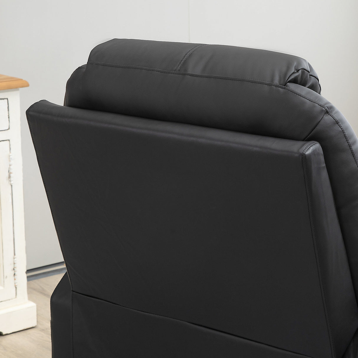 easycomfort easycomfort poltrona alzapersona reclinabile max 135 con 8 punti massaggianti e poggiapiedi 88x92x106 cm nero