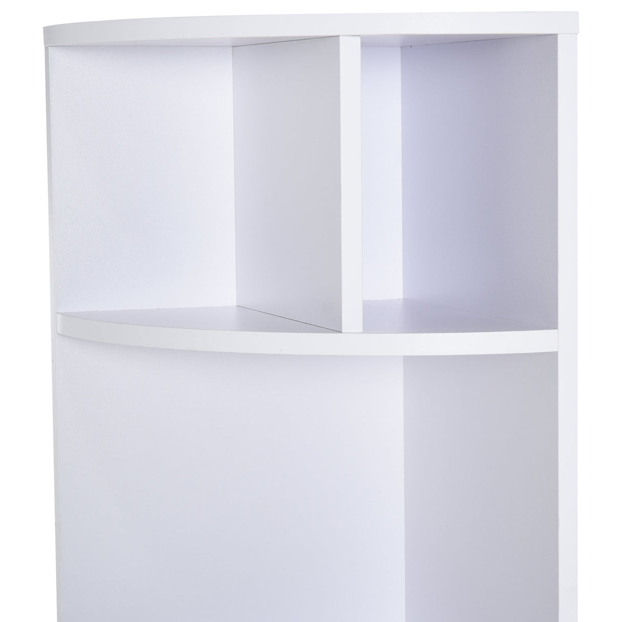 easycomfort easycomfort scaffale angolare da parete in legno bianco mobile libreria con 5 ripiani e armadietto giallo design moderno 29 8x29 9x147cm ean 8054144132952