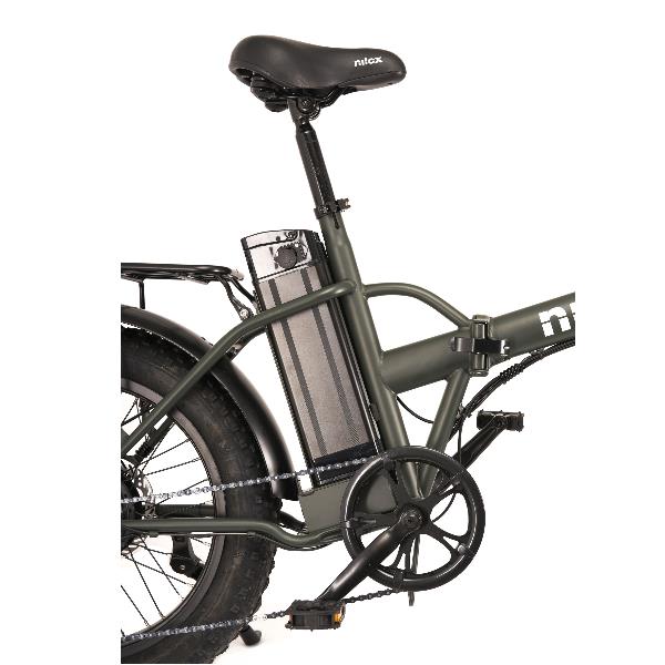 electric bike nilox x8 plus 30nxeb20v002v3 gomme fat da 20x4 batteria removibile da 36 v 13 ah 468 wh cambio shimano a 7 velocita motore brushless high speed da 36v 250w 38555