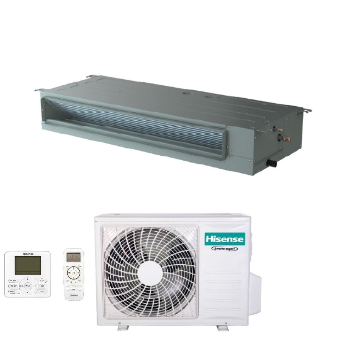 immagine-1-hisense-climatizzatore-condizionatore-hisense-inverter-canalizzato-canalizzabile-24000-btu-aud71ux4rcl4-r-32-wi-fi-optional-con-telecomando-di-serie-e-cablato-novita