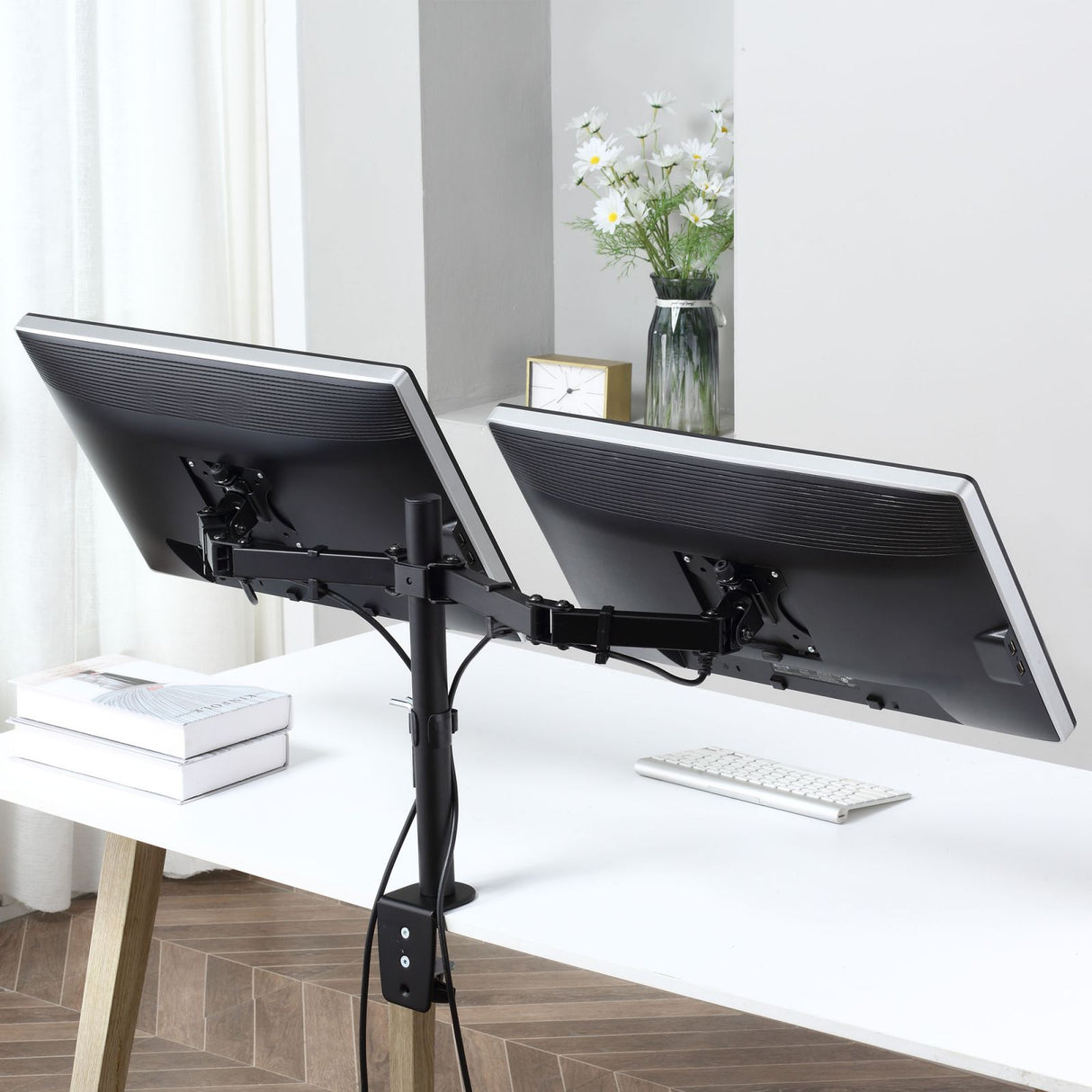 immagine-2-easycomfort-easycomfort-doppio-supporto-monitor-per-scrivania-altezza-inclinazione-e-orientamento-regolabili-monitor-13-32-nero