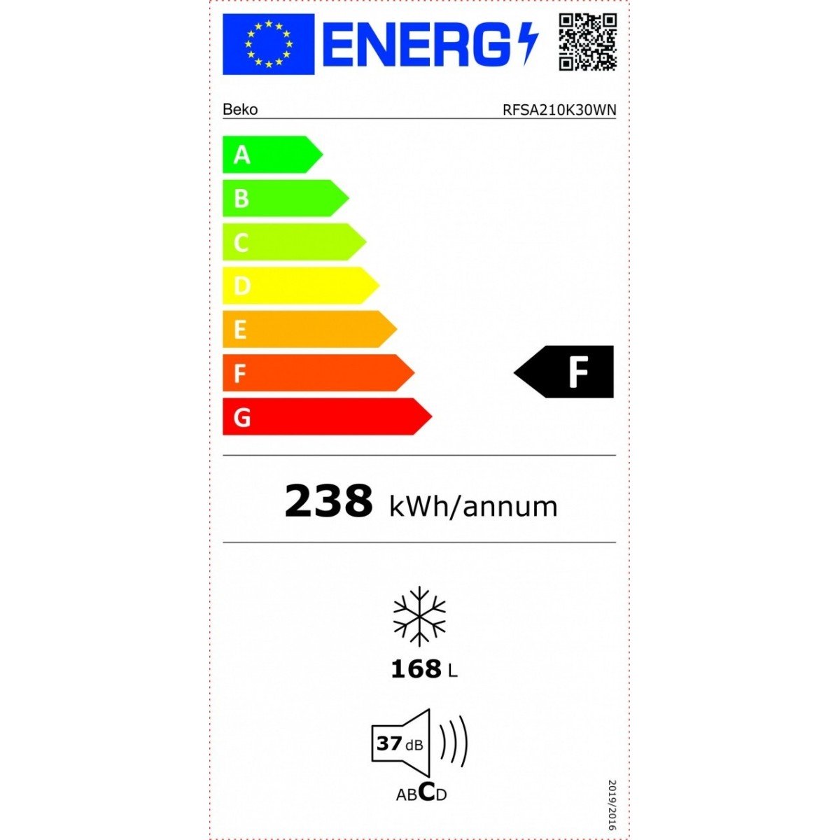 immagine-3-beko-congelatore-verticale-statico-beko-168-litri-rfsa210k30wn-classe-f-ean-5944008923211