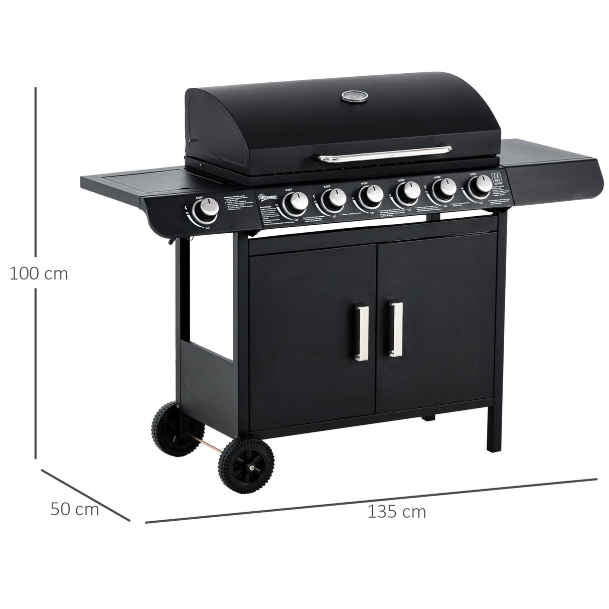 immagine-3-easycomfort-easycomfort-barbecue-a-gas-con-coperchio-e-fornello-laterale-termometro-mensola-e-2-ruote-135x50x100cm-nero-ean-8055776912486