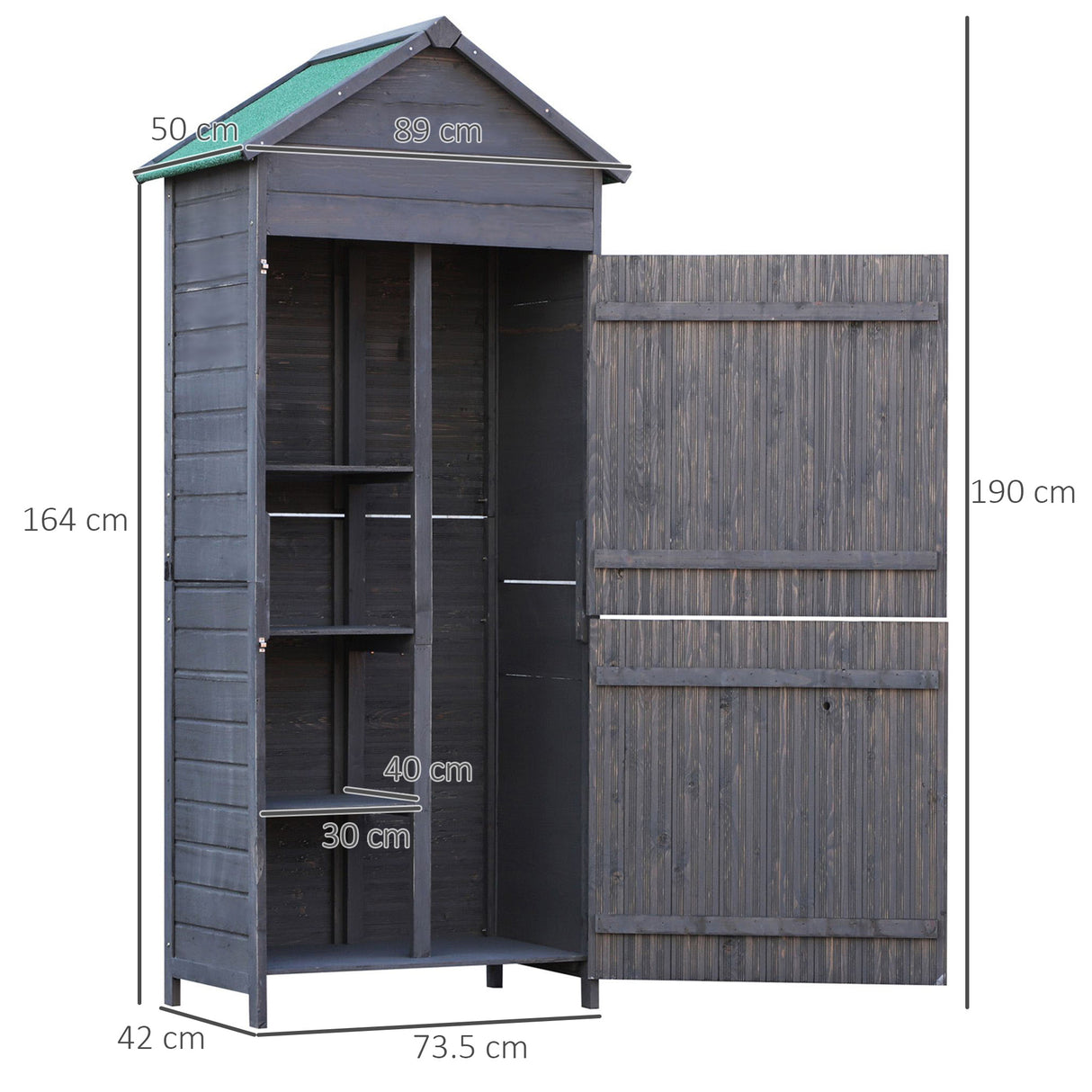 immagine-3-easycomfort-easycomfort-casetta-porta-attrezzi-da-giardino-in-legno-con-2-ante-e-3-mensole-89x50x190cm-grigia