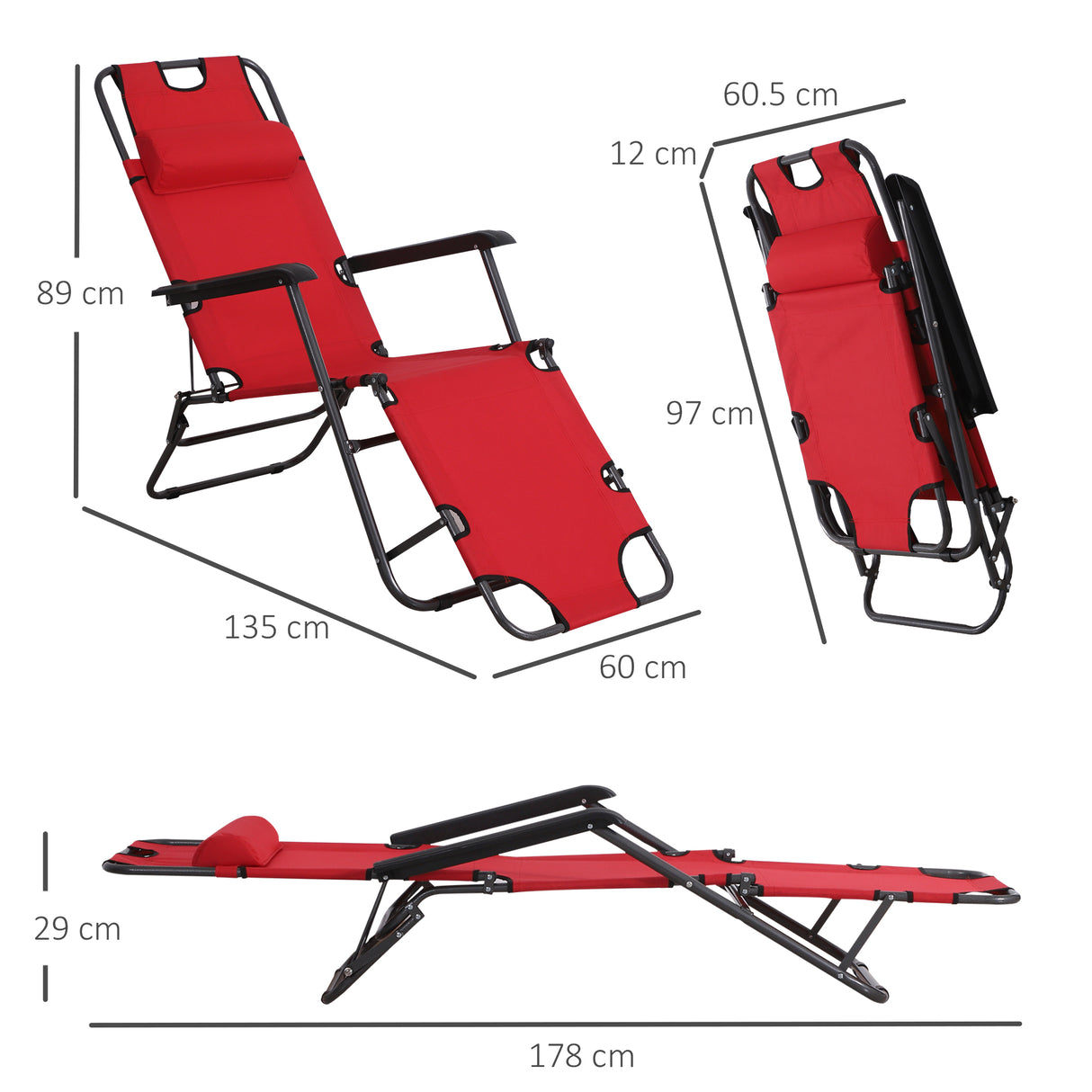 immagine-3-easycomfort-easycomfort-lettino-sdraio-pieghevole-e-richiudibile-da-giardino-in-tessuto-oxford-135x60x89cm-rosso