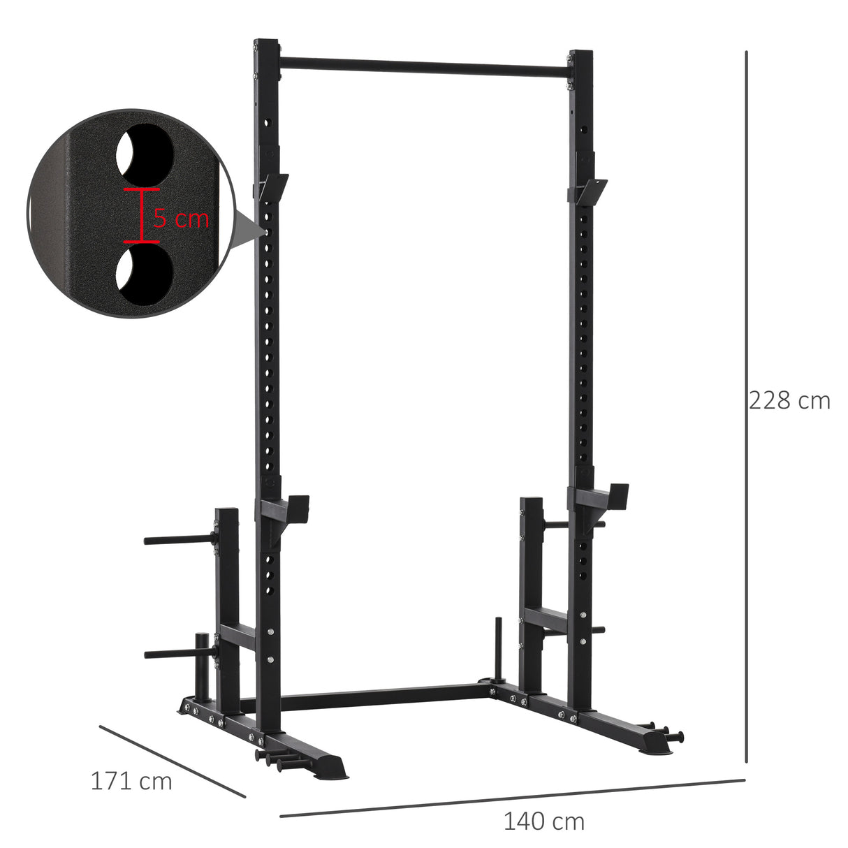 immagine-3-easycomfort-easycomfort-power-tower-multifunzione-in-acciaio-per-allenamento-completo-del-corpo-140x171x228-cm-nero