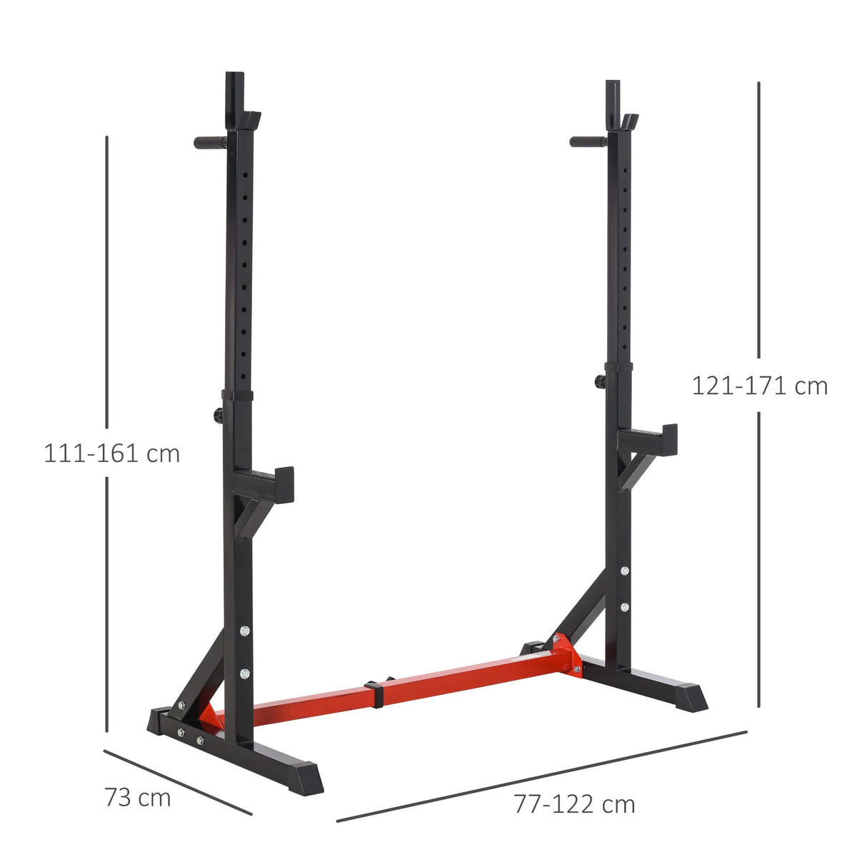 immagine-3-easycomfort-easycomfort-supporto-per-bilanciere-con-altezza-e-larghezza-regolabili-in-acciaio-nero-e-rosso