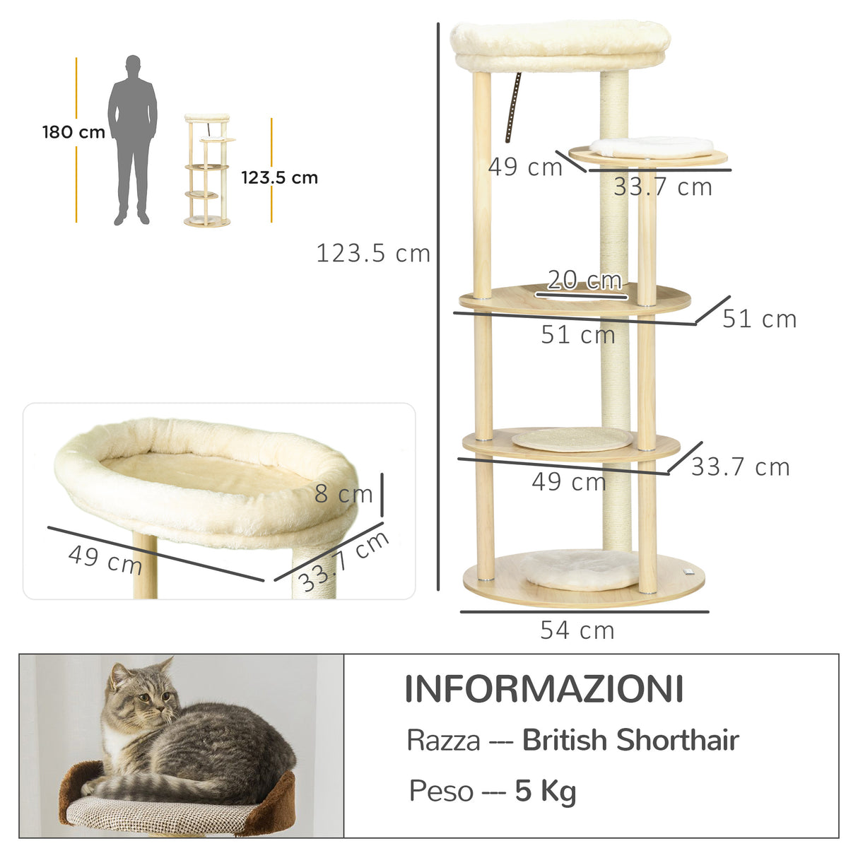 immagine-3-easycomfort-easycomfort-tiragraffi-per-gatti-in-truciolato-e-legno-di-pino-con-lettino-e-piattaforme-54x123-5-cm
