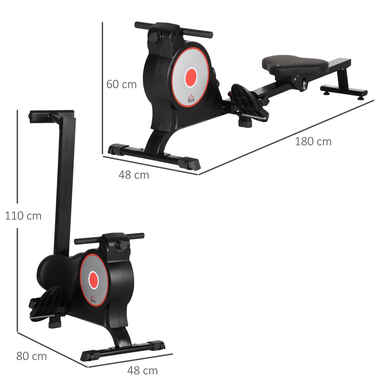 immagine-3-easycomfort-easycomfort-vogatore-professionale-per-casa-con-8-livelli-di-resistenza-magnetica-ruote-e-monitor-digitale-vogatore-pieghevole-in-acciaio-e-abs-180x48x60cm-nero-e-grigio