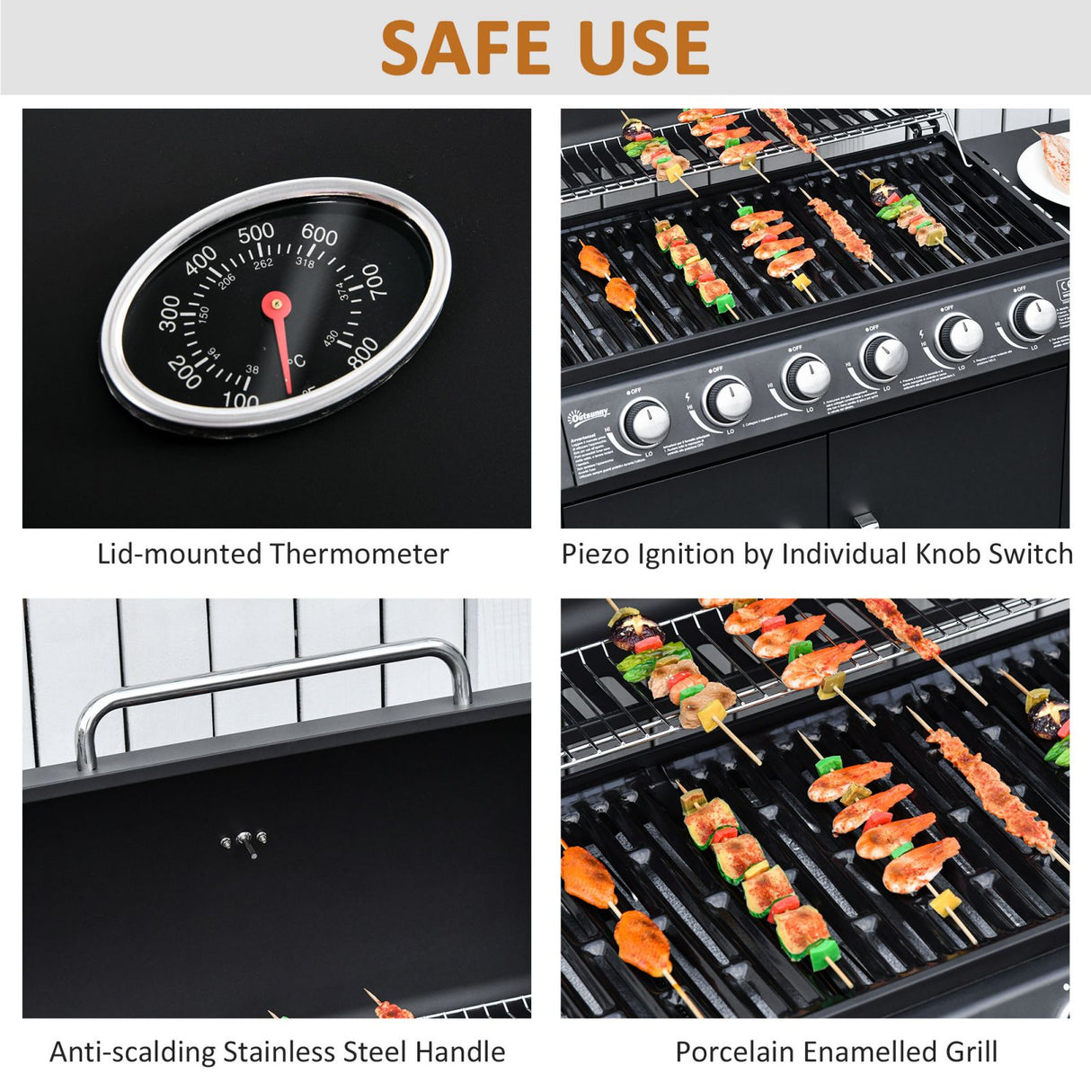 immagine-4-easycomfort-easycomfort-barbecue-a-gas-con-coperchio-e-fornello-laterale-termometro-mensola-e-2-ruote-135x50x100cm-nero-ean-8055776912486